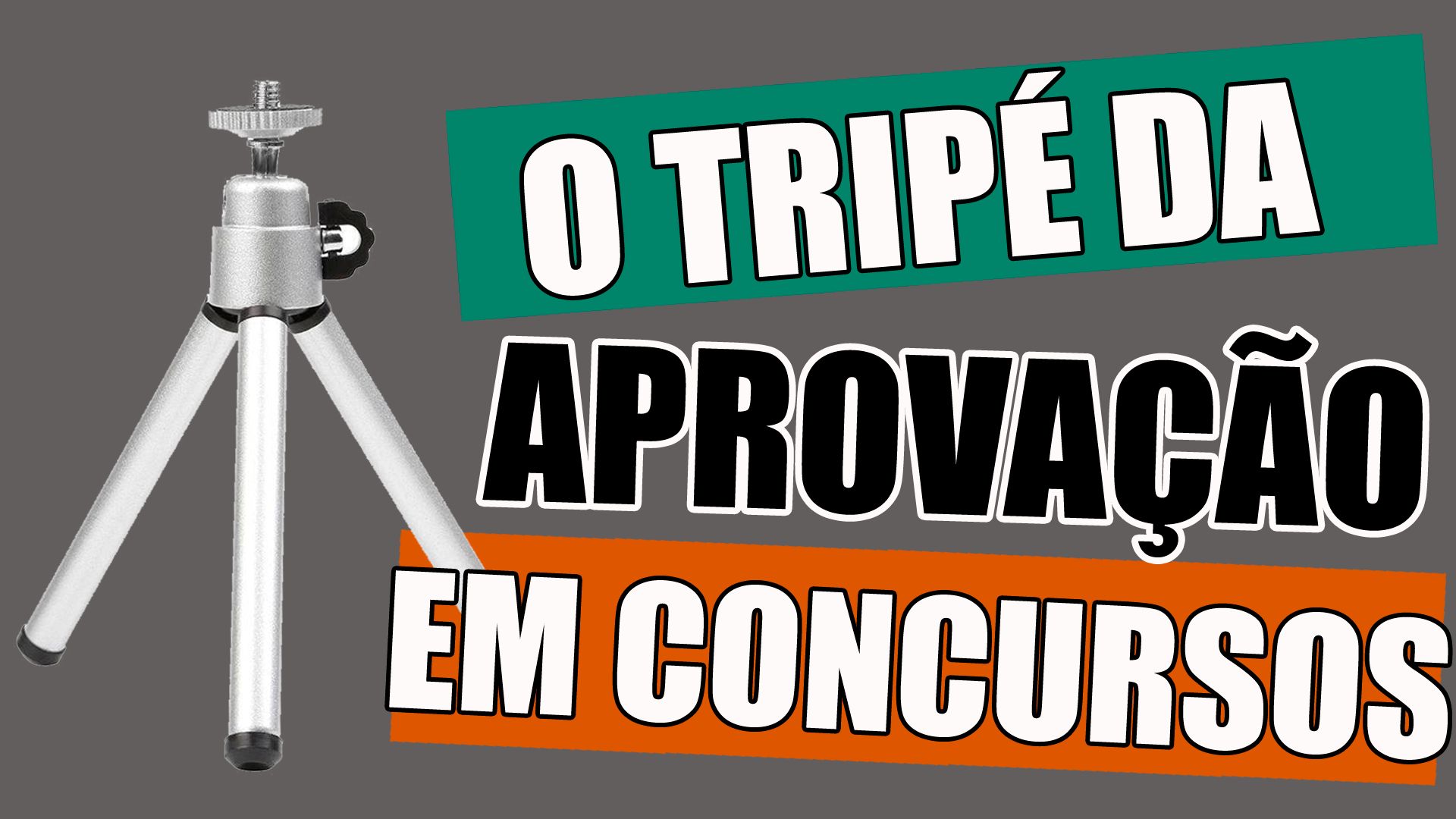 O tripé para aprovação em concursos públicos